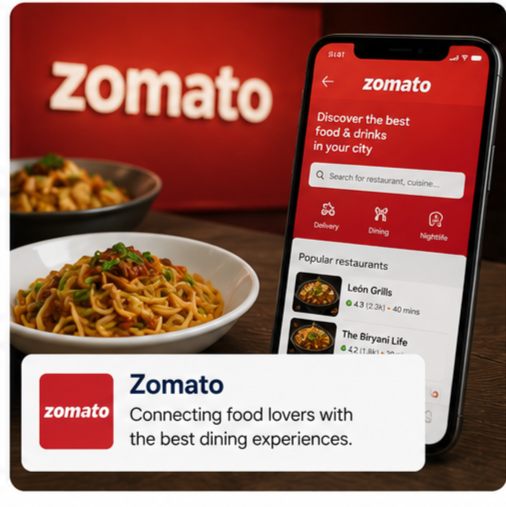 Zomato Branding